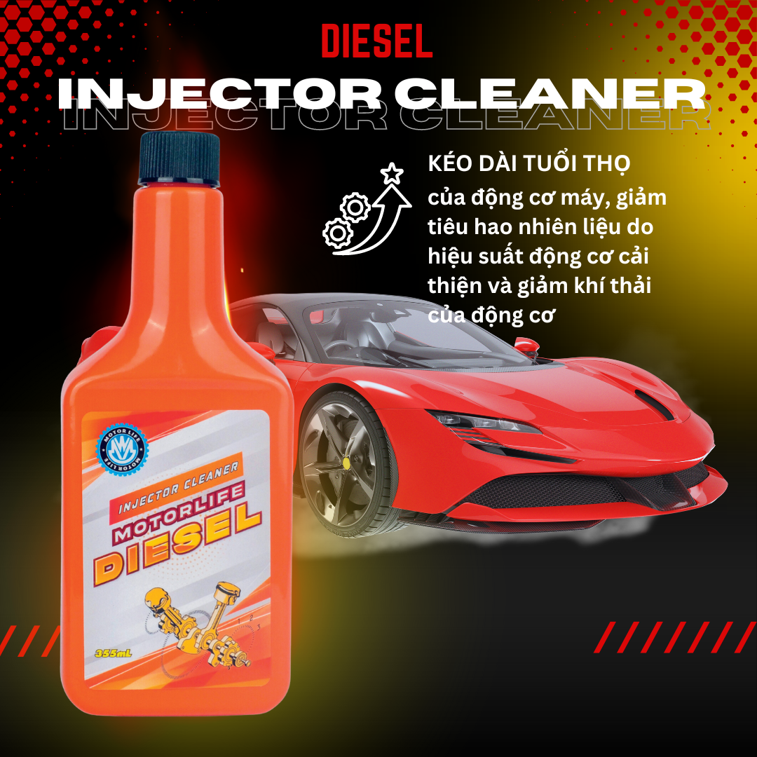 Injector Cleaner Motorlife Diesel vệ sinh kim phun buồng đốt